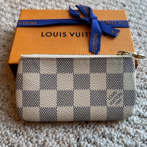 Louis Vuitton Damier Azur Key Coin Pouch Cles - Picture 10 of 15